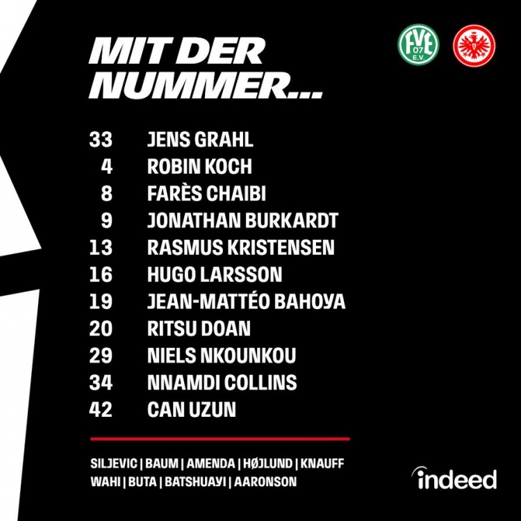 登录入口-法兰克福德国杯首发公布，特拉普因正与另一俱乐部谈判缺席此役